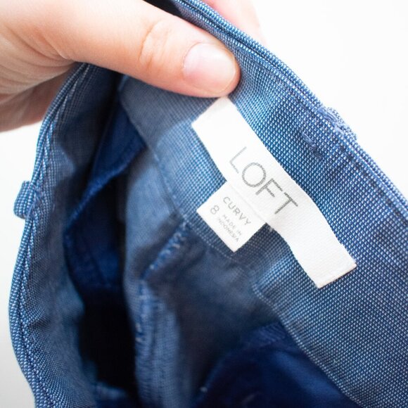 Loft Curvy Riviera Pant Size 8 - Picture 6 of 8